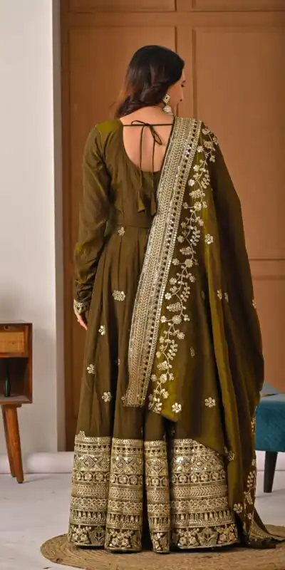 ND 5055 Mehandi NC Vichitra Silk Salwar Suit with Embroidery Work. Special Price ₹3149. Delivery 4-6 Working Days. Shop now. | Jump Suits, Salwar suit, Casual Suits, Creative suits, Designer Suits, Palazzo Suits, Party Wear Suits, Patiala Suits, Straight Suits