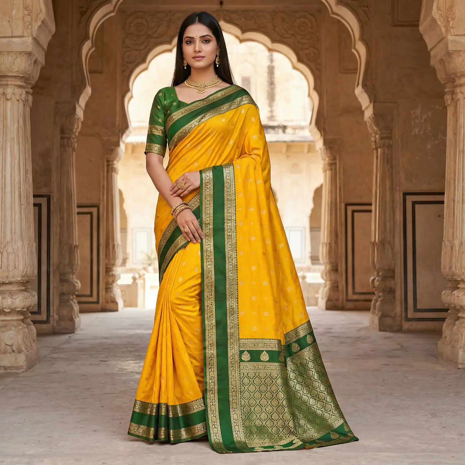 MB 3324 Mustered in Color Banarasi Silk Zari Work & Lace Work Saree . Now at just ₹1949. Delivery 4-6 Working Days. Shop now. | Sarees, Bollywood Sarees, Creative Sarees, Designer Sarees, Embroidered Sarees, Ethnic Saree, Modern Digital sarees, Party Wear Sarees