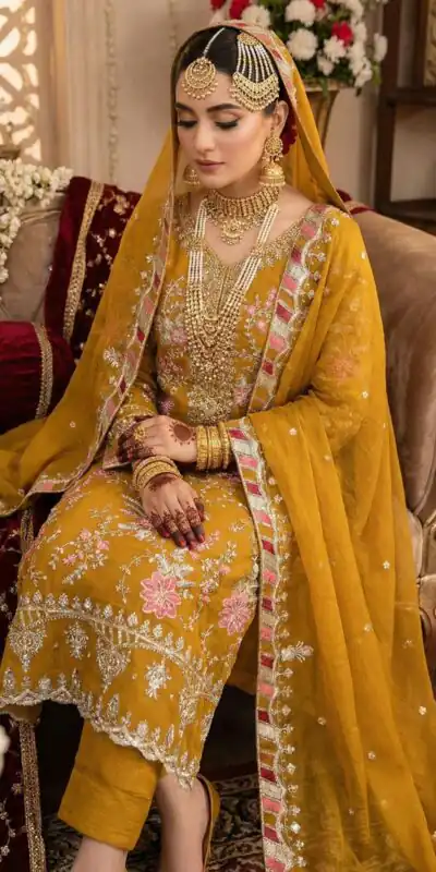 SRK 5321 Mustered Crunchy Silk Salwar Suit Perfect for Wedding, Party, Eid, Sangeet, Cultural Events – . Exclusive Offer ₹2499. Delivery 4-6 Working Days. | Jump Suits, Salwar suit, Casual Suits, Creative suits, Designer Suits, Palazzo Suits, Party Wear Suits, Patiala Suits, Straight Suits