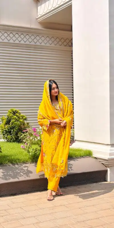 SRK 5321 Mustered Crunchy Silk Salwar Suit Perfect for Wedding, Party, Eid, Sangeet, Cultural Events – . Exclusive Offer ₹2499. Delivery 4-6 Working Days. | Jump Suits, Salwar suit, Casual Suits, Creative suits, Designer Suits, Palazzo Suits, Party Wear Suits, Patiala Suits, Straight Suits