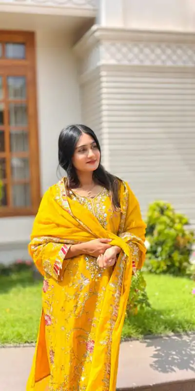 SRK 5321 Mustered Crunchy Silk Salwar Suit Perfect for Wedding, Party, Eid, Sangeet, Cultural Events – . Exclusive Offer ₹2499. Delivery 4-6 Working Days. | Jump Suits, Salwar suit, Casual Suits, Creative suits, Designer Suits, Palazzo Suits, Party Wear Suits, Patiala Suits, Straight Suits