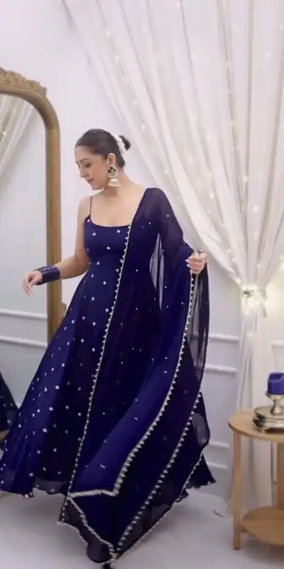 RTC 5972 Navy Blue Fendy Silk Salwar Suit with Lace Border & Lace Work. Special Price ₹2149. Delivery 4-6 Working Days. Shop now. | Jump Suits, Salwar suit, Casual Suits, Creative suits, Designer Suits, Palazzo Suits, Party Wear Suits, Patiala Suits, Straight Suits