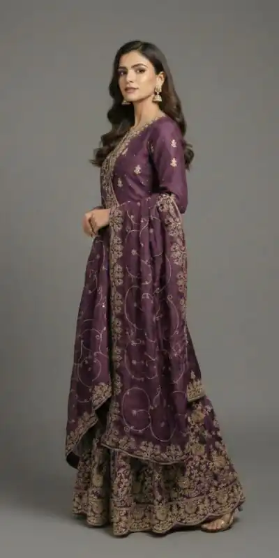 SRK 5319 Onion in Organza Silk Embroidery Work & Lace Work Salwar Suit . Now at just ₹2549. Delivery 4-6 Working Days. Shop now. | Jump Suits, Salwar suit, Casual Suits, Creative suits, Designer Suits, Palazzo Suits, Party Wear Suits, Patiala Suits, Straight Suits