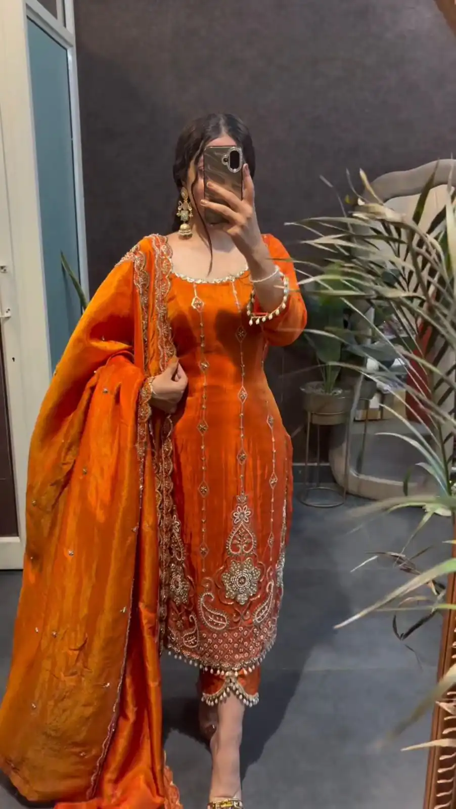 RTC 5970 Orange Fendy Silk Salwar Suit with Cut Work & Lace Work. Exclusive Offer ₹2399. Delivery 4-6 Working Days. Shop now. | Jump Suits, Salwar suit, Casual Suits, Creative suits, Designer Suits, Palazzo Suits, Party Wear Suits, Patiala Suits, Straight Suits