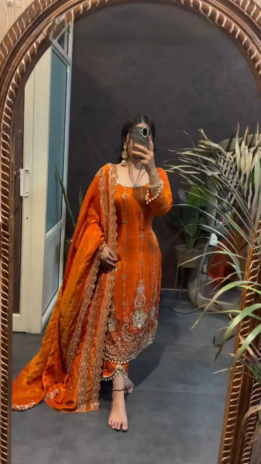 RTC 5970 Orange Fendy Silk Salwar Suit with Cut Work & Lace Work. Exclusive Offer ₹2399. Delivery 4-6 Working Days. Shop now. | Jump Suits, Salwar suit, Casual Suits, Creative suits, Designer Suits, Palazzo Suits, Party Wear Suits, Patiala Suits, Straight Suits
