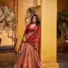 LNB 1201 Orange Tasar Silk Lehenga Choli Perfect for Wedding, Party, Traditional Day, Sangeet, Housewarming – . Introductory Price ₹2499. Delivery 4- | Lehenga, Bollywood Lehenga, Creative Lehenga, Designer Lehenga, Embroidered Lehenga, Party Wear Lehenga