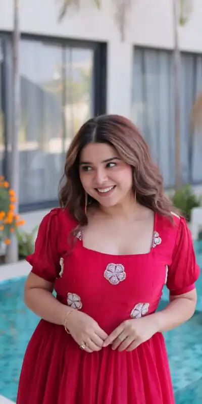 KA 1224 Pink Color Fendi Silk Gown with Embroidery Work & Bead Work. Get it for ₹1769. Delivery 4-6 Working Days. Shop now. | Gowns, Bollywood Gowns, Creative Gowns, Designer Gowns, Embroidered Gowns, Party Wear Gowns