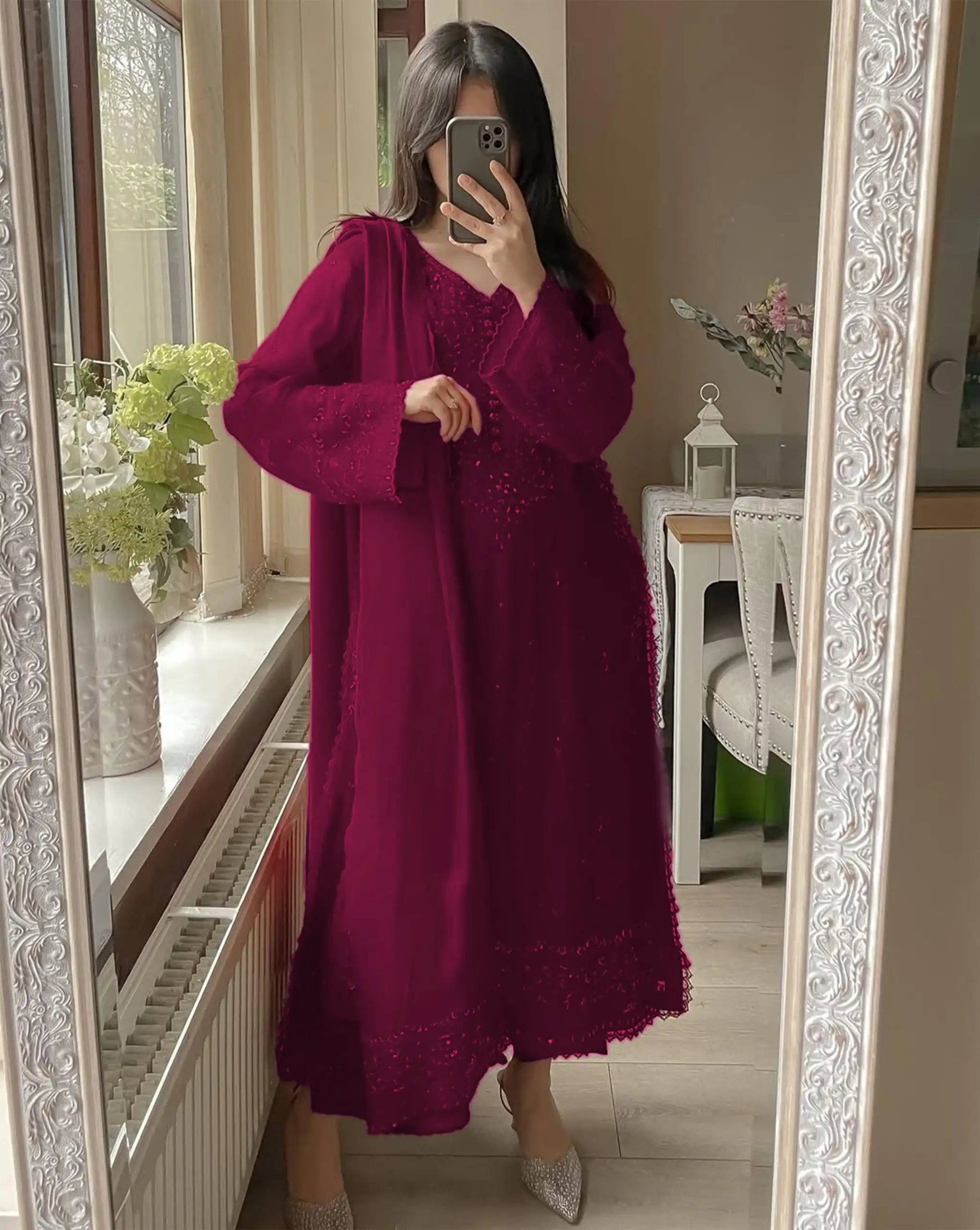 LG 2002 Pink Georgette With Embroidery Work Salwar Suit . Wedding, Party, Festive, Events, Affordable Price ₹1999. Delivery 4-6 Working Days. Shop now. | Jump Suits, Tops & Bottoms, Track Suits, Salwar suit, Casual Suits, Creative suits, Designer Suits, Palazzo Suits, Party Wear Suits, Patiala Suits, Straight Suits, Trendy Wear