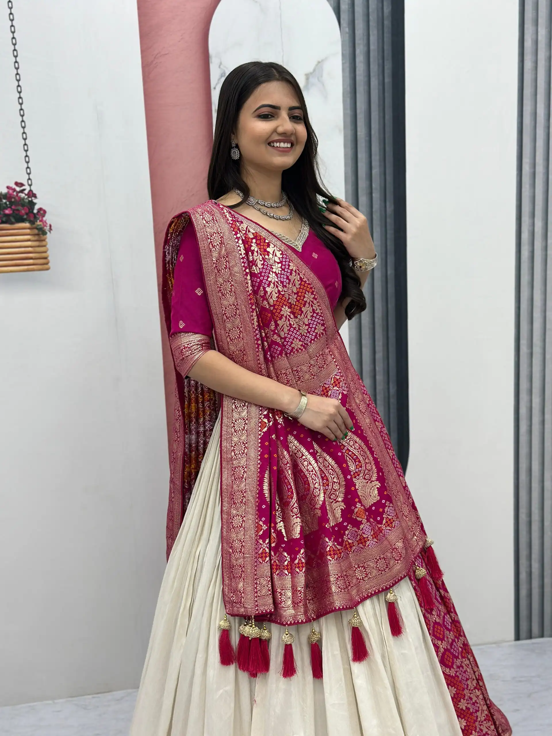 PC 560 Pink in Jacquard Silk Designer Work Lehenga Choli . Introductory Price ₹3249. Delivery 4-6 Working Days. Shop now. | Lehenga, Bollywood Lehenga, Creative Lehenga, Designer Lehenga, Embroidered Lehenga, Party Wear Lehenga