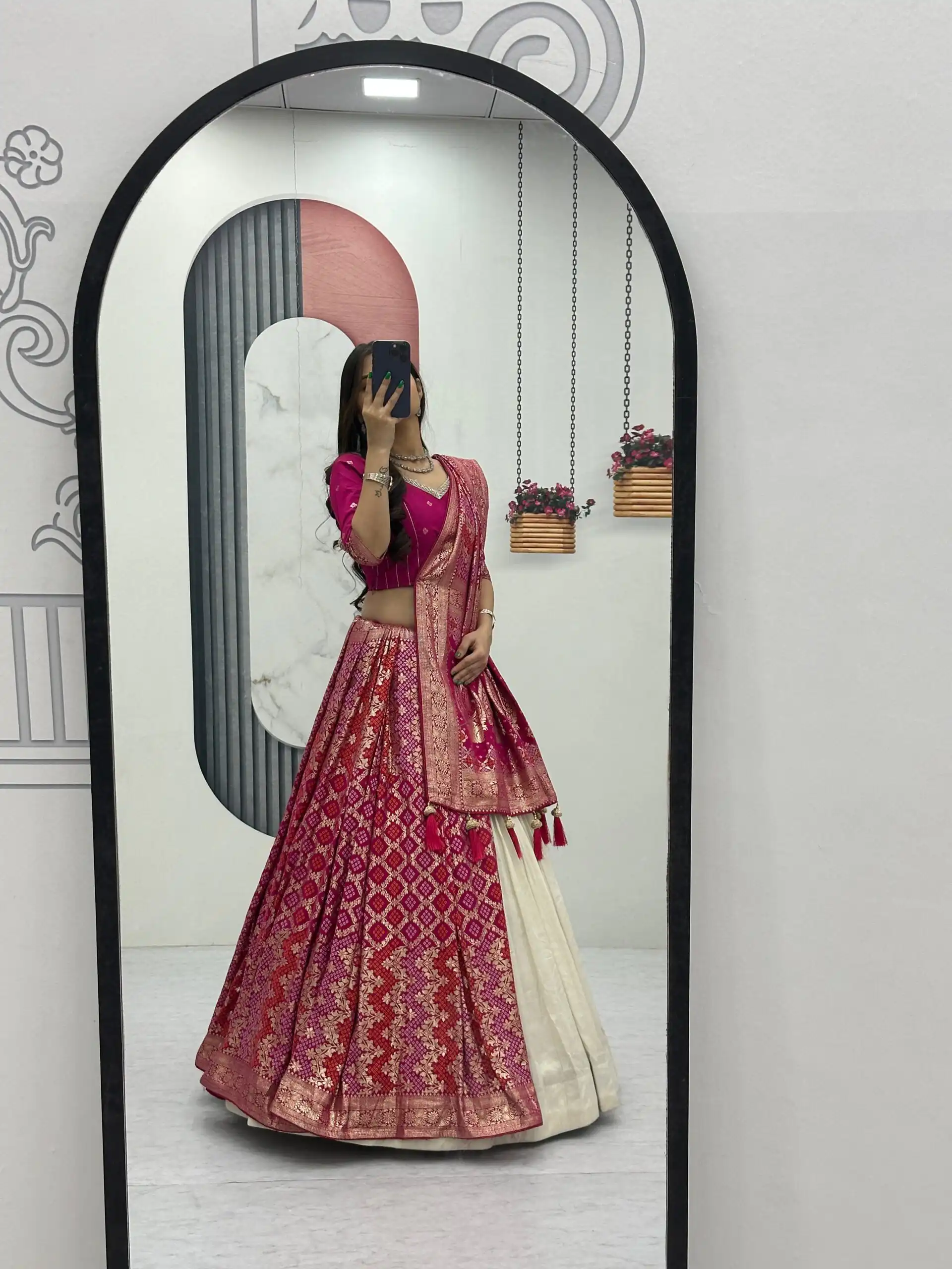 PC 560 Pink in Jacquard Silk Designer Work Lehenga Choli . Introductory Price ₹3249. Delivery 4-6 Working Days. Shop now. | Lehenga, Bollywood Lehenga, Creative Lehenga, Designer Lehenga, Embroidered Lehenga, Party Wear Lehenga
