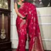 KPR 226 Pink Soft Lichi Silk Saree Perfect for Wedding, Party, Raksha Bandhan, Sangeet, Eid – . Get it for ₹1399. Delivery 4-6 Working Days. | Sarees, Bollywood Sarees, Creative Sarees, Designer Sarees, Embroidered Sarees, Ethnic Saree, Modern Digital sarees, Party Wear Sarees