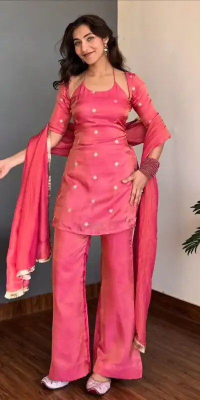VLM 317 Pink NC Silk Salwar Suit with Lace Work & Embroidery Work. Festive Deal ₹1949. Delivery 4-6 Working Days. Shop now. | Jump Suits, Tops & Bottoms, Track Suits, Salwar suit, Casual Suits, Creative suits, Designer Suits, Palazzo Suits, Party Wear Suits, Patiala Suits, Straight Suits, Trendy Wear
