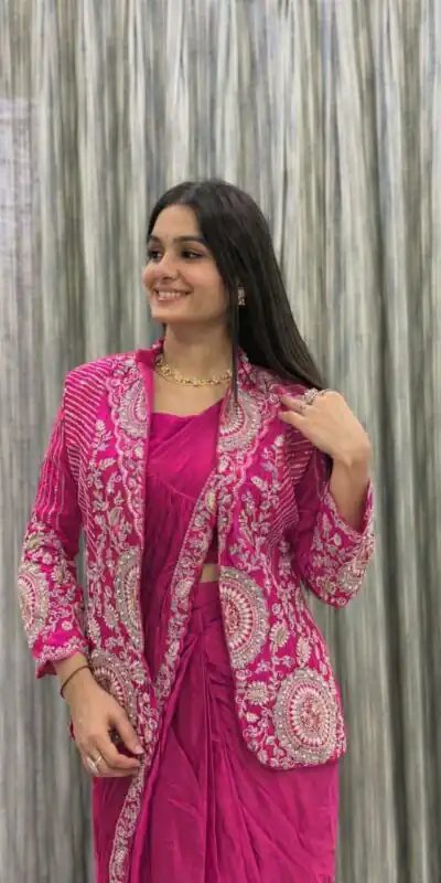 BB 49 Pink in Rangoli Silk Embroidery Work Saree . Wedding, Party, Festive, Events, Get it for ₹2099. Delivery 4-6 Working Days. Shop now. | Sarees, Bollywood Sarees, Creative Sarees, Designer Sarees, Embroidered Sarees, Ethnic Saree, Modern Digital sarees, Party Wear Sarees