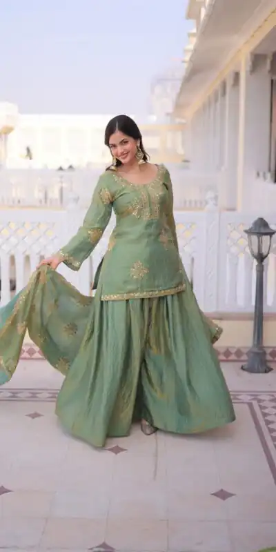 KA 1229 Pista Fendi Crush Salwar Suit Perfect for Wedding, Party, Onam, Temple Visit, Traditional Day – . Best Price ₹2399. Delivery 4-6 Working Days. | Jump Suits, Salwar suit, Casual Suits, Creative suits, Designer Suits, Palazzo Suits, Party Wear Suits, Patiala Suits, Straight Suits