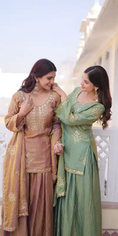 KA 1229 Pista Fendi Crush Salwar Suit Perfect for Wedding, Party, Onam, Temple Visit, Traditional Day – . Best Price ₹2399. Delivery 4-6 Working Days. | Jump Suits, Salwar suit, Casual Suits, Creative suits, Designer Suits, Palazzo Suits, Party Wear Suits, Patiala Suits, Straight Suits