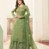 Pista Georgette Jacquard Diamond Sharara Suit