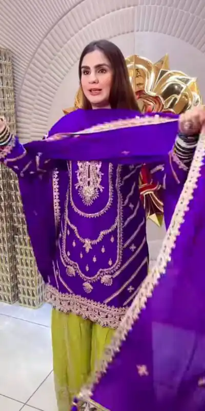 ND 5033 Purple Chinon Silk Salwar Suit with Embroidery Work & Lace Work. Affordable Price ₹2149. Delivery 4-6 Working Days. Shop now. | Jump Suits, Salwar suit, Casual Suits, Creative suits, Designer Suits, Palazzo Suits, Party Wear Suits, Patiala Suits, Straight Suits