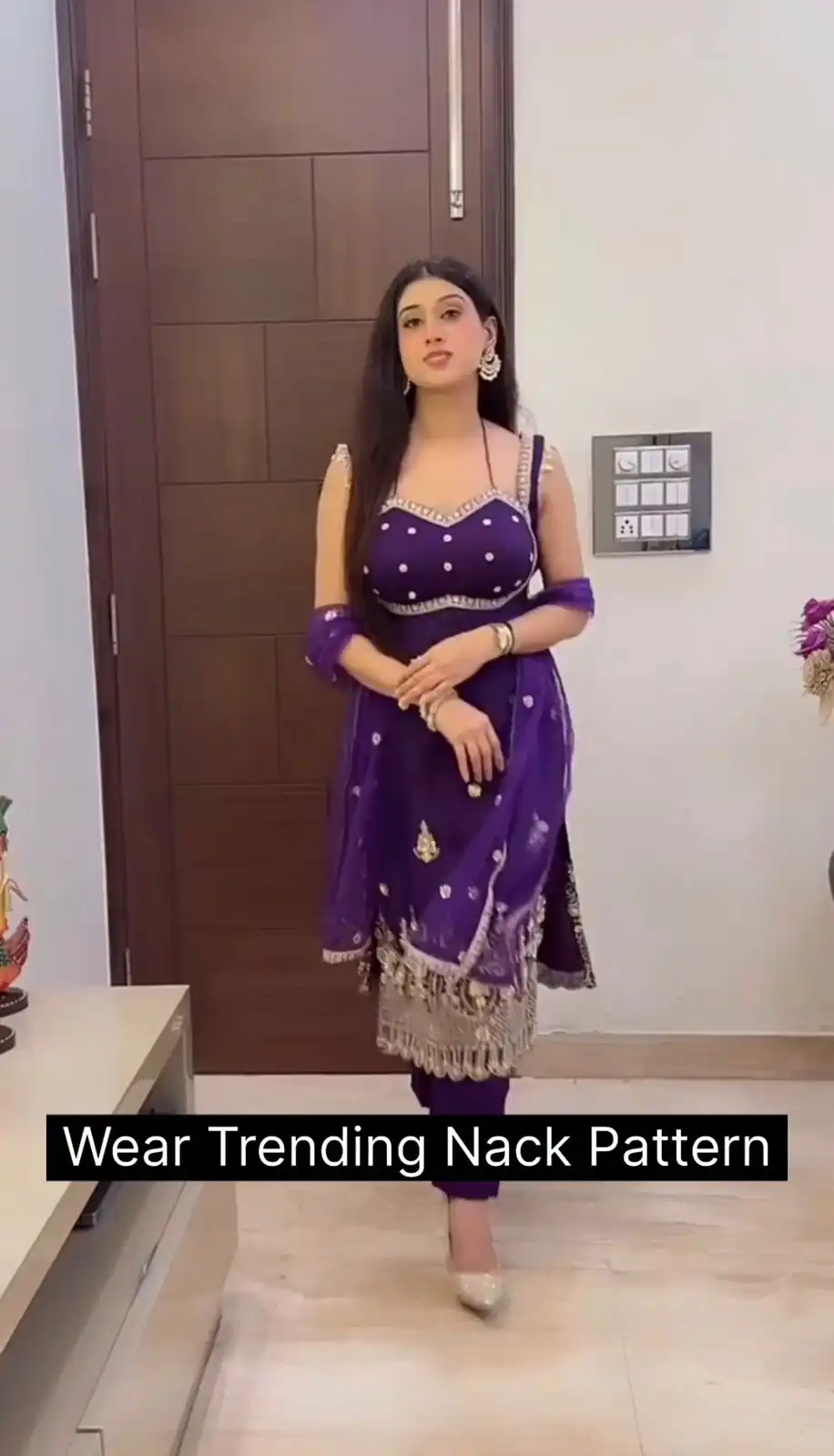 ST 1158 Purple in Faux Georgette Embroidery Work & Lace Work Salwar Suit . Introductory Price ₹1949. Delivery 4-6 Working Days. Shop now. | Jump Suits, Salwar suit, Casual Suits, Creative suits, Designer Suits, Palazzo Suits, Party Wear Suits, Patiala Suits, Straight Suits