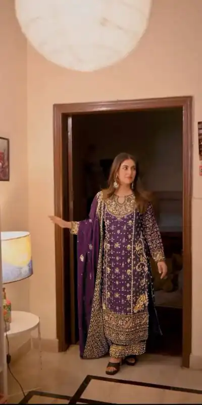 NSR 879 Purple Faux Georgette Salwar Suit with Embroidery Work. Available at ₹2399 only. Delivery 4-6 Working Days. Shop now. | Jump Suits, Tops & Bottoms, Track Suits, Salwar suit, Casual Suits, Creative suits, Designer Suits, Palazzo Suits, Party Wear Suits, Patiala Suits, Straight Suits, Trendy Wear