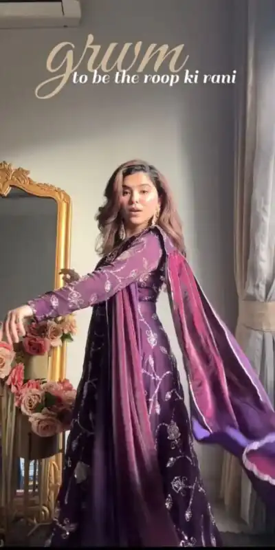 VLM 320 Purple Fendy Silk Gown Perfect for Wedding, Party, Pongal, Sangeet, Diwali – . Get it for ₹2499. Delivery 4-6 Working Days. Shop now. | Gowns, Bollywood Gowns, Creative Gowns, Designer Gowns, Embroidered Gowns, Party Wear Gowns