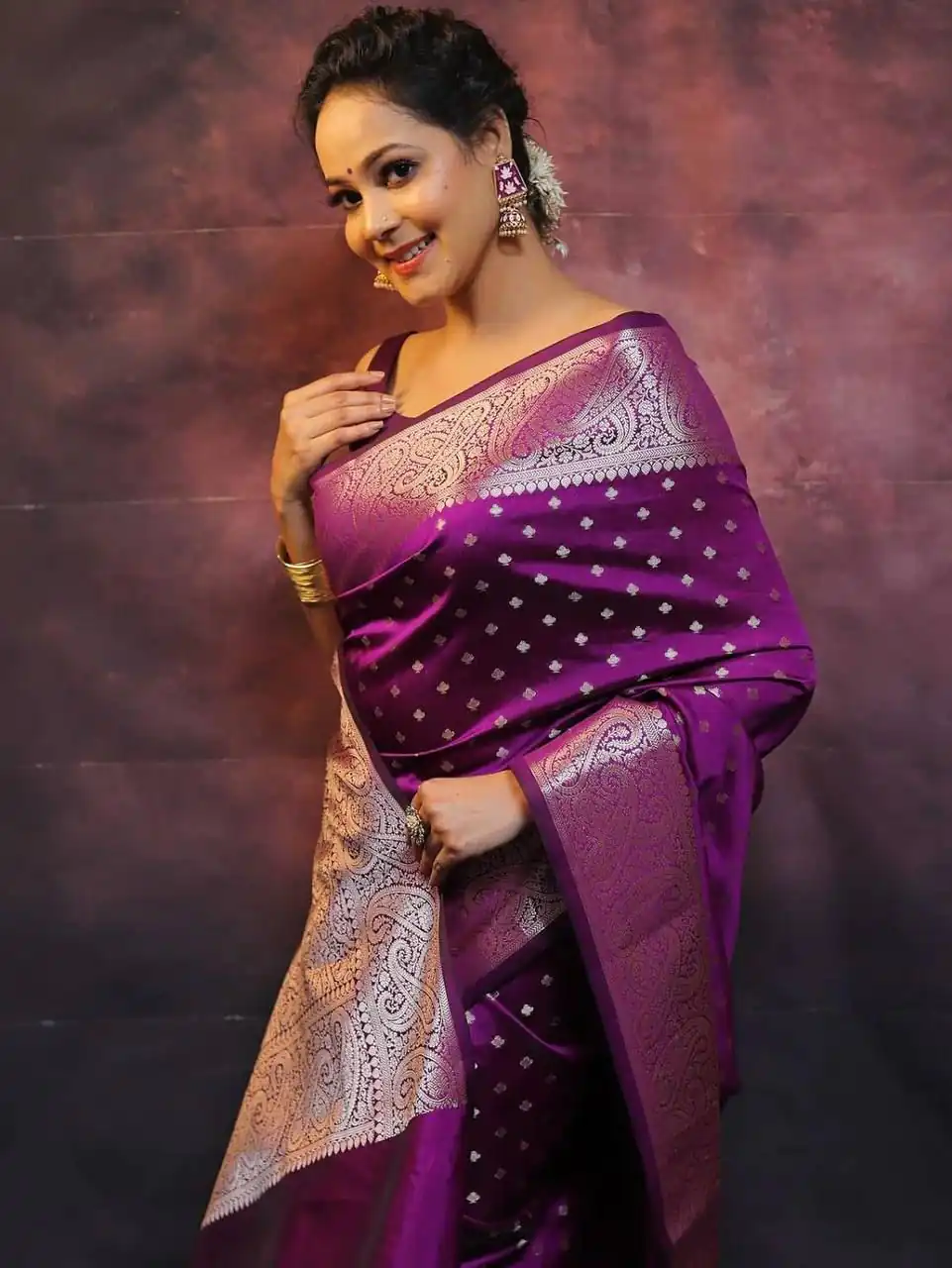 KPR 218 Purple in Soft Lichi Silk Lace Border & Lace Work Saree . Exclusive Offer ₹1349. Delivery 4-6 Working Days. Shop now. | Sarees, Bollywood Sarees, Creative Sarees, Designer Sarees, Embroidered Sarees, Ethnic Saree, Modern Digital sarees, Party Wear Sarees