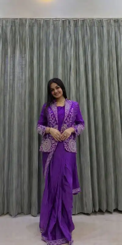 BB 49 Purple in Rangoli Silk Embroidery Work Saree . Wedding, Party, Festive, Events, Get it for ₹2099. Delivery 4-6 Working Days. Shop now. | Sarees, Bollywood Sarees, Creative Sarees, Designer Sarees, Embroidered Sarees, Ethnic Saree, Modern Digital sarees, Party Wear Sarees