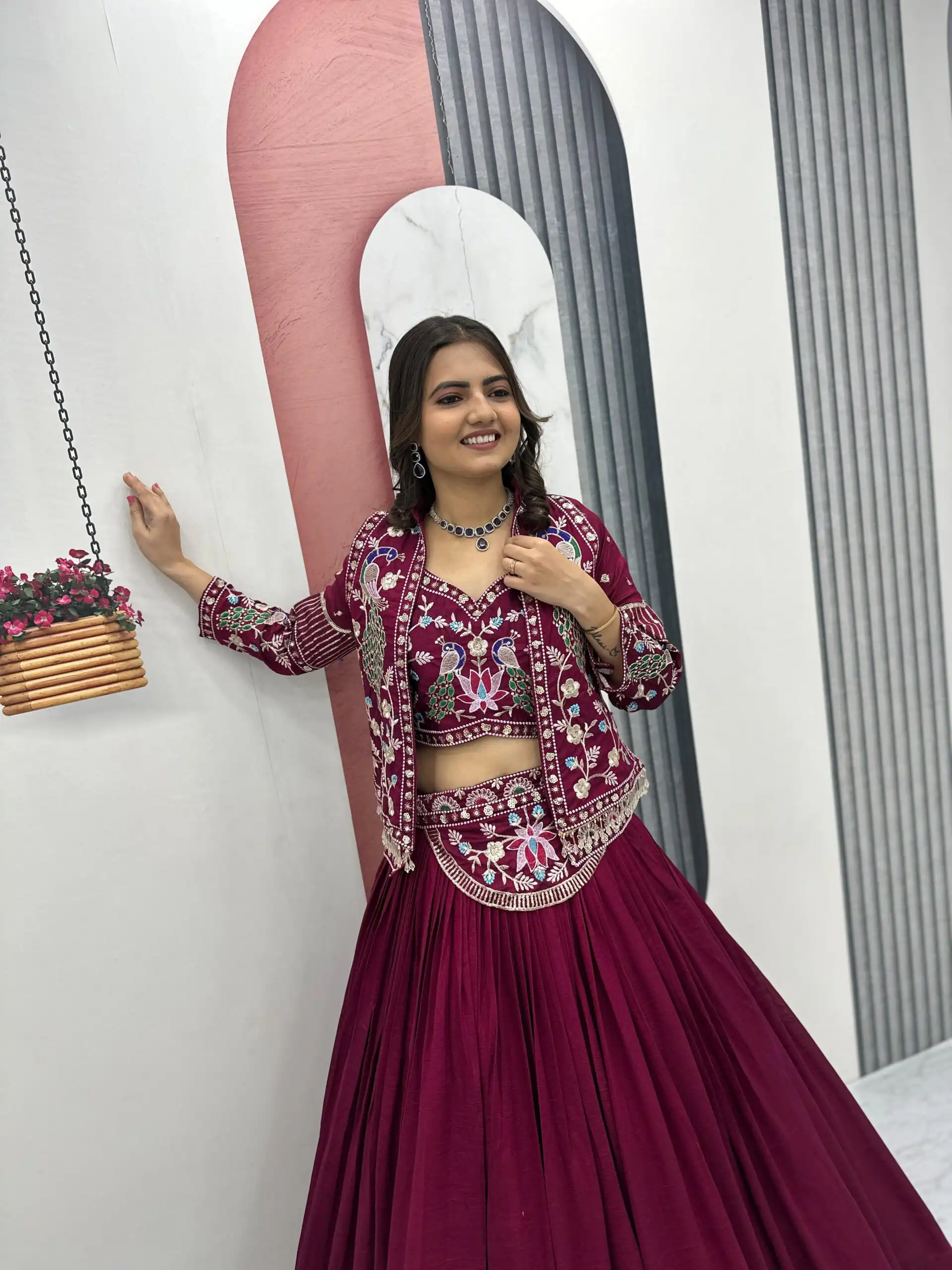 PC 559 Rani Pink Vichitra Silk Lehenga Choli. Perfect for Wedding, Party, Eid, Temple Visit, Mehendi – Affordable Price ₹3149. Delivery 4-6 Working Day | Lehenga, Bollywood Lehenga, Creative Lehenga, Designer Lehenga, Embroidered Lehenga, Party Wear Lehenga