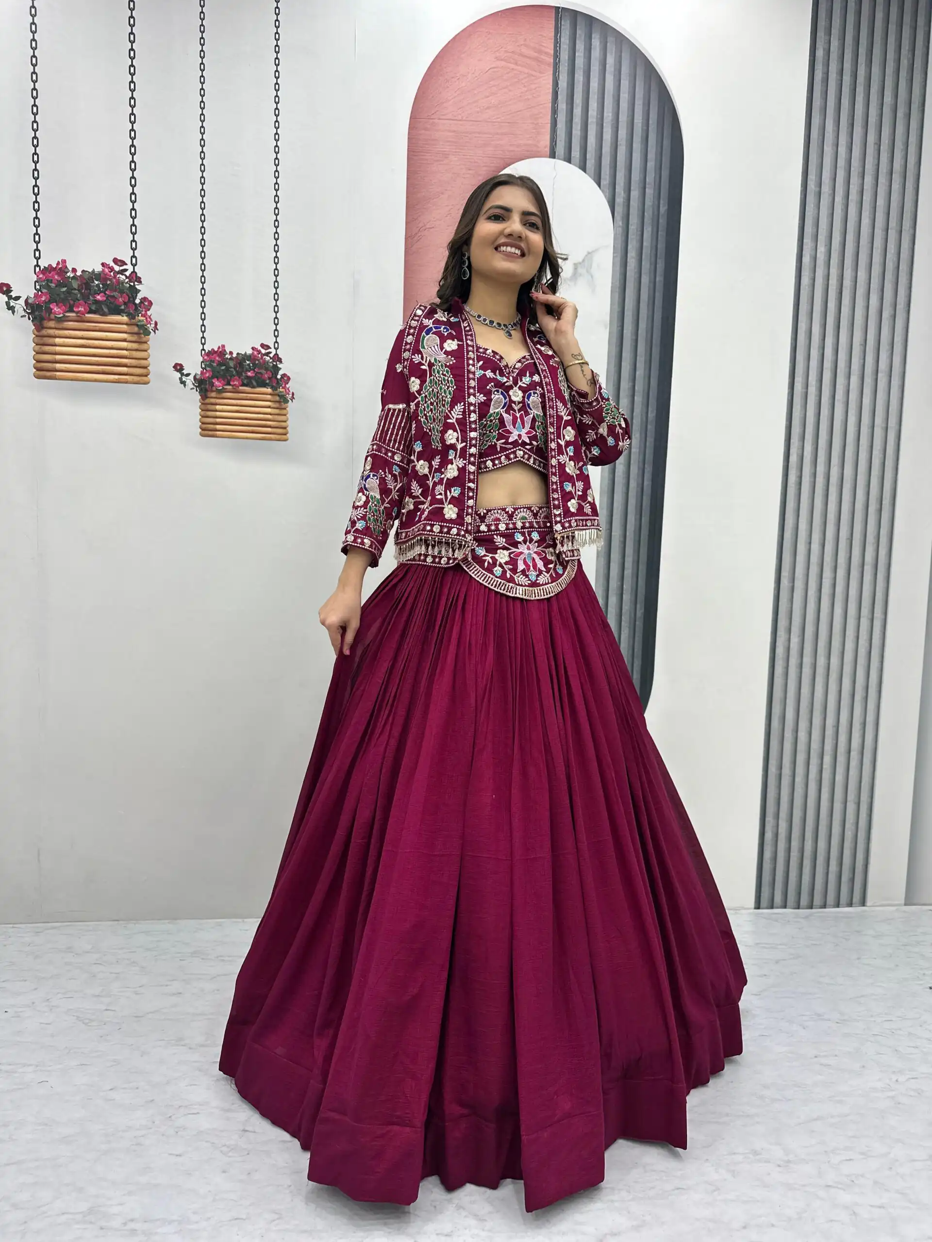 PC 559 Rani Pink Vichitra Silk Lehenga Choli. Perfect for Wedding, Party, Eid, Temple Visit, Mehendi – Affordable Price ₹3149. Delivery 4-6 Working Day | Lehenga, Bollywood Lehenga, Creative Lehenga, Designer Lehenga, Embroidered Lehenga, Party Wear Lehenga