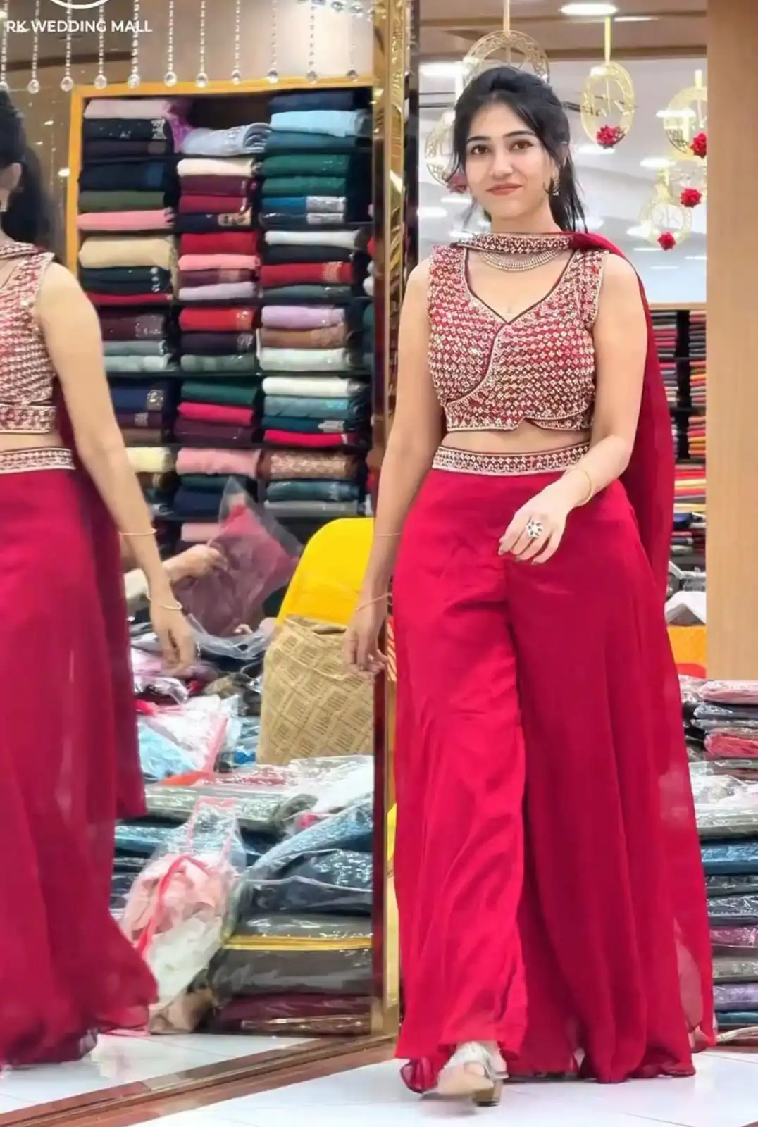 BB 46 Red Banglory Silk Salwar Suit with Sequins Work & Embroidery Work. Introductory Price ₹1899. Delivery 4-6 Working Days. Shop now. | Jump Suits, Salwar suit, Casual Suits, Creative suits, Designer Suits, Palazzo Suits, Party Wear Suits, Patiala Suits, Straight Suits