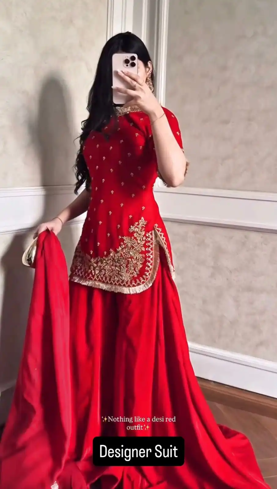 KD 1568 Red in Faux Georgette Embroidery Work & Lace Work Salwar Suit . Introductory Price ₹1999. Delivery 4-6 Working Days. Shop now. | Jump Suits, Salwar suit, Casual Suits, Creative suits, Designer Suits, Palazzo Suits, Party Wear Suits, Patiala Suits, Straight Suits