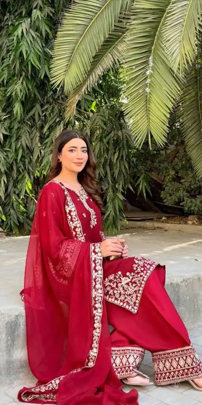 KF 1698 Red in French Crap Embroidery Work & Cut Work Salwar Suit . Introductory Price ₹2049. Delivery 4-6 Working Days. Shop now. | Jump Suits, Salwar suit, Casual Suits, Creative suits, Designer Suits, Palazzo Suits, Party Wear Suits, Patiala Suits, Straight Suits