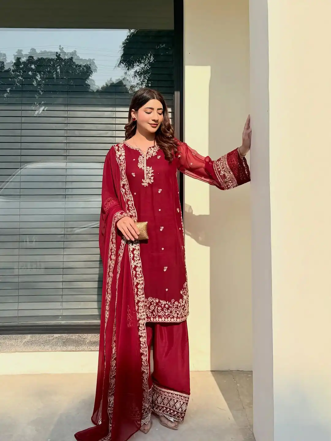 KF 1698 Red in French Crap Embroidery Work & Cut Work Salwar Suit . Introductory Price ₹2049. Delivery 4-6 Working Days. Shop now. | Jump Suits, Salwar suit, Casual Suits, Creative suits, Designer Suits, Palazzo Suits, Party Wear Suits, Patiala Suits, Straight Suits