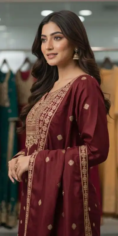 LG 2056 Red Organza Salwar Suit with Embroidery Work. Wedding, Party, Festive, Events Festive Deal ₹2099. Delivery 4-6 Working Days. Shop now. | Jump Suits, Salwar suit, Casual Suits, Creative suits, Designer Suits, Palazzo Suits, Party Wear Suits, Patiala Suits, Straight Suits