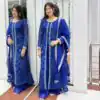 ST 201 Royal Blue Faux Georgette Salwar Suit with Sequins Work & Embroidery Work. Introductory Price ₹2099. Delivery 4-6 Working Days. Shop now. | Jump Suits, Salwar suit, Casual Suits, Creative suits, Designer Suits, Palazzo Suits, Party Wear Suits, Patiala Suits, Straight Suits