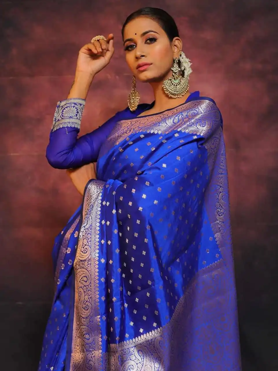 KPR 218 Royal Blue in Soft Lichi Silk Lace Border & Lace Work Saree . Exclusive Offer ₹1349. Delivery 4-6 Working Days. Shop now. | Sarees, Bollywood Sarees, Creative Sarees, Designer Sarees, Embroidered Sarees, Ethnic Saree, Modern Digital sarees, Party Wear Sarees