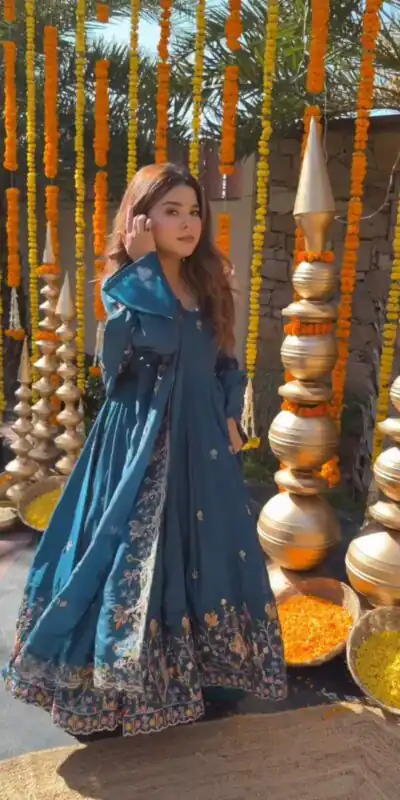 KD 1556 Teal Natural Crap Silk Salwar Suit Perfect for Wedding, Party, Karwa Chauth, Raksha Bandhan, Engagement – . Grab it for ₹2549. Delive | Jump Suits, Salwar suit, Casual Suits, Creative suits, Designer Suits, Palazzo Suits, Party Wear Suits, Patiala Suits, Straight Suits