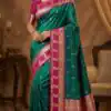 MB 187 Teal Color in Soft Banarasi Zari Work & Lace Work Saree . Available at ₹2049 only. Delivery 4-6 Working Days. Shop now. | Sarees, Bollywood Sarees, Creative Sarees, Designer Sarees, Embroidered Sarees, Ethnic Saree, Modern Digital sarees, Party Wear Sarees