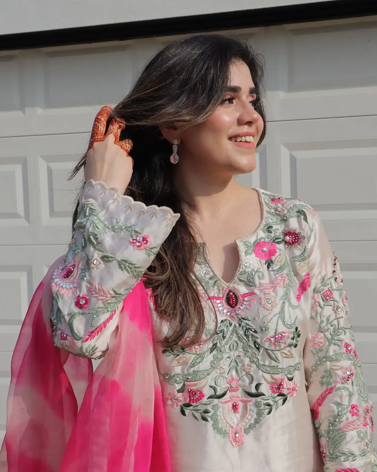 NSR 858 White Crap Silk Salwar Suit with Lace Work & Digital Print. Now at just ₹1899. Delivery 4-6 Working Days. Shop now. | Jump Suits, Salwar suit, Casual Suits, Creative suits, Designer Suits, Palazzo Suits, Party Wear Suits, Patiala Suits, Straight Suits