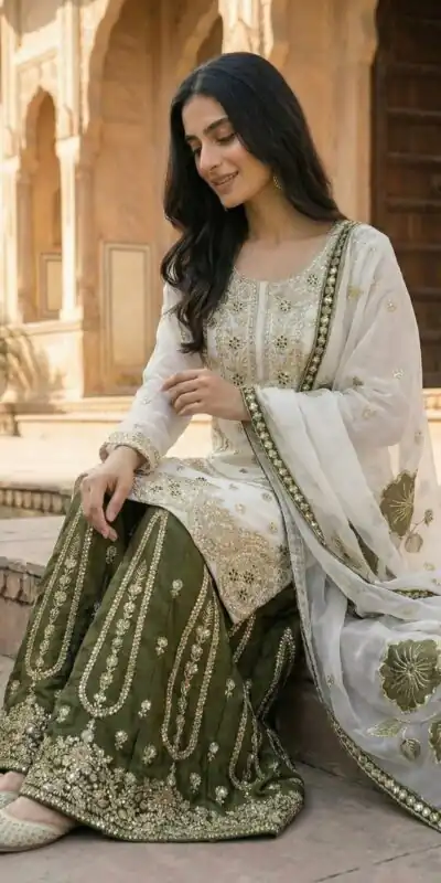 NSR 884 White Organza Silk Salwar Suit with Digital Print & Embroidery Work. Introductory Price ₹2149. Delivery 4-6 Working Days. Shop now. | Jump Suits, Salwar suit, Casual Suits, Creative suits, Designer Suits, Palazzo Suits, Party Wear Suits, Patiala Suits, Straight Suits
