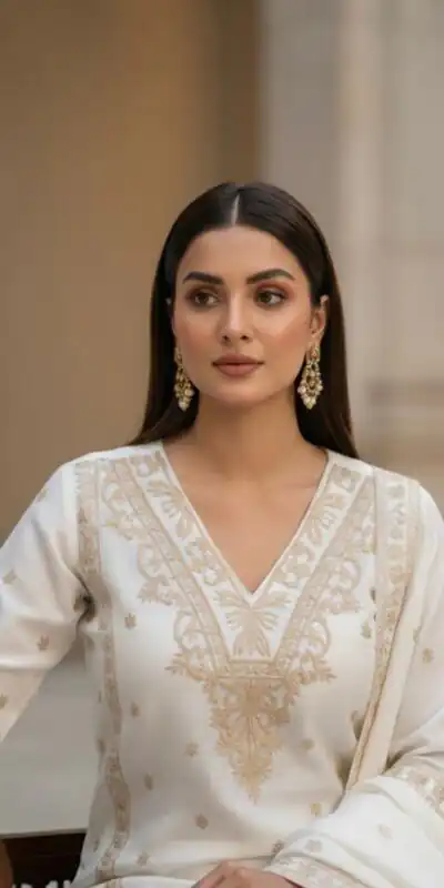 BE 444 White Color Organza Silk Salwar Suit with Embroidery Work. Special Price ₹2099. Delivery 4-6 Working Days. Shop now. | Jump Suits, Salwar suit, Casual Suits, Creative suits, Designer Suits, Palazzo Suits, Party Wear Suits, Patiala Suits, Straight Suits