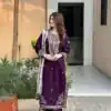 LG 2056 Wine Color Faux Georgette Salwar Suit with Embroidery Work. Get it for ₹2049. Delivery 4-6 Working Days. Shop now. | Jump Suits, Tops & Bottoms, Track Suits, Salwar suit, Casual Suits, Creative suits, Designer Suits, Palazzo Suits, Party Wear Suits, Patiala Suits, Straight Suits, Trendy Wear