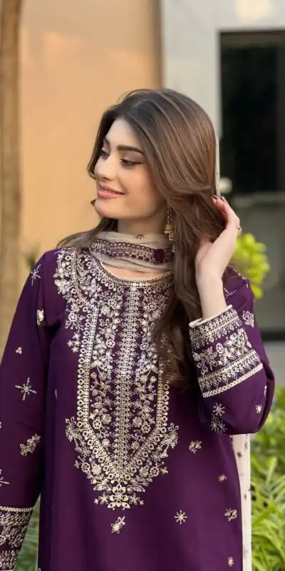 LG 2056 Wine Color Faux Georgette Salwar Suit with Embroidery Work. Get it for ₹2049. Delivery 4-6 Working Days. Shop now. | Jump Suits, Tops & Bottoms, Track Suits, Salwar suit, Casual Suits, Creative suits, Designer Suits, Palazzo Suits, Party Wear Suits, Patiala Suits, Straight Suits, Trendy Wear