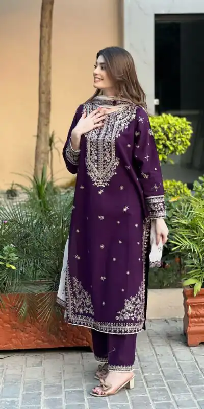 LG 2056 Wine Color Faux Georgette Salwar Suit with Embroidery Work. Get it for ₹2049. Delivery 4-6 Working Days. Shop now. | Jump Suits, Tops & Bottoms, Track Suits, Salwar suit, Casual Suits, Creative suits, Designer Suits, Palazzo Suits, Party Wear Suits, Patiala Suits, Straight Suits, Trendy Wear