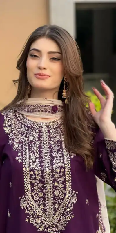 LG 2056 Wine Color Faux Georgette Salwar Suit with Embroidery Work. Get it for ₹2049. Delivery 4-6 Working Days. Shop now. | Jump Suits, Tops & Bottoms, Track Suits, Salwar suit, Casual Suits, Creative suits, Designer Suits, Palazzo Suits, Party Wear Suits, Patiala Suits, Straight Suits, Trendy Wear