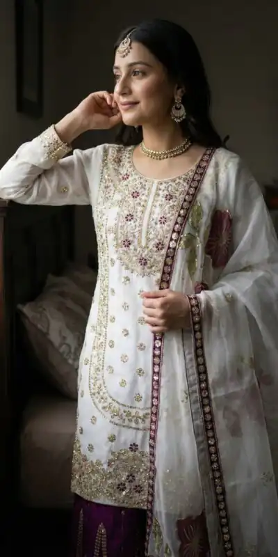 NSR 884 Wine Organza Silk Salwar Suit with Digital Print & Embroidery Work. Introductory Price ₹2149. Delivery 4-6 Working Days. Shop now. | Jump Suits, Salwar suit, Casual Suits, Creative suits, Designer Suits, Palazzo Suits, Party Wear Suits, Patiala Suits, Straight Suits