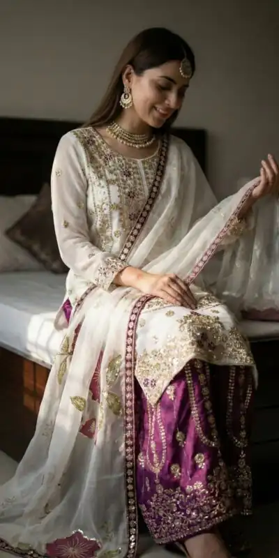 NSR 884 Wine Organza Silk Salwar Suit with Digital Print & Embroidery Work. Introductory Price ₹2149. Delivery 4-6 Working Days. Shop now. | Jump Suits, Salwar suit, Casual Suits, Creative suits, Designer Suits, Palazzo Suits, Party Wear Suits, Patiala Suits, Straight Suits