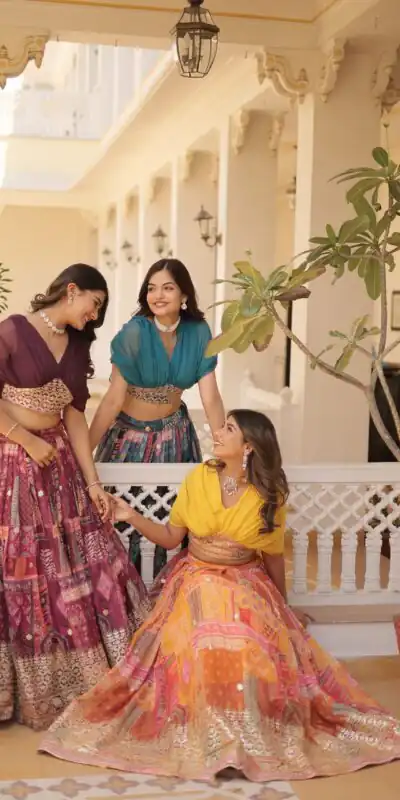 KA 5032 Yellow Lehenga Choli Perfect for Wedding, Party, Temple Visit, Anniversary, Haldi – Best Price ₹3149. Delivery 4-6 Working Days. Shop now. | Lehenga, Bollywood Lehenga, Creative Lehenga, Designer Lehenga, Embroidered Lehenga, Party Wear Lehenga