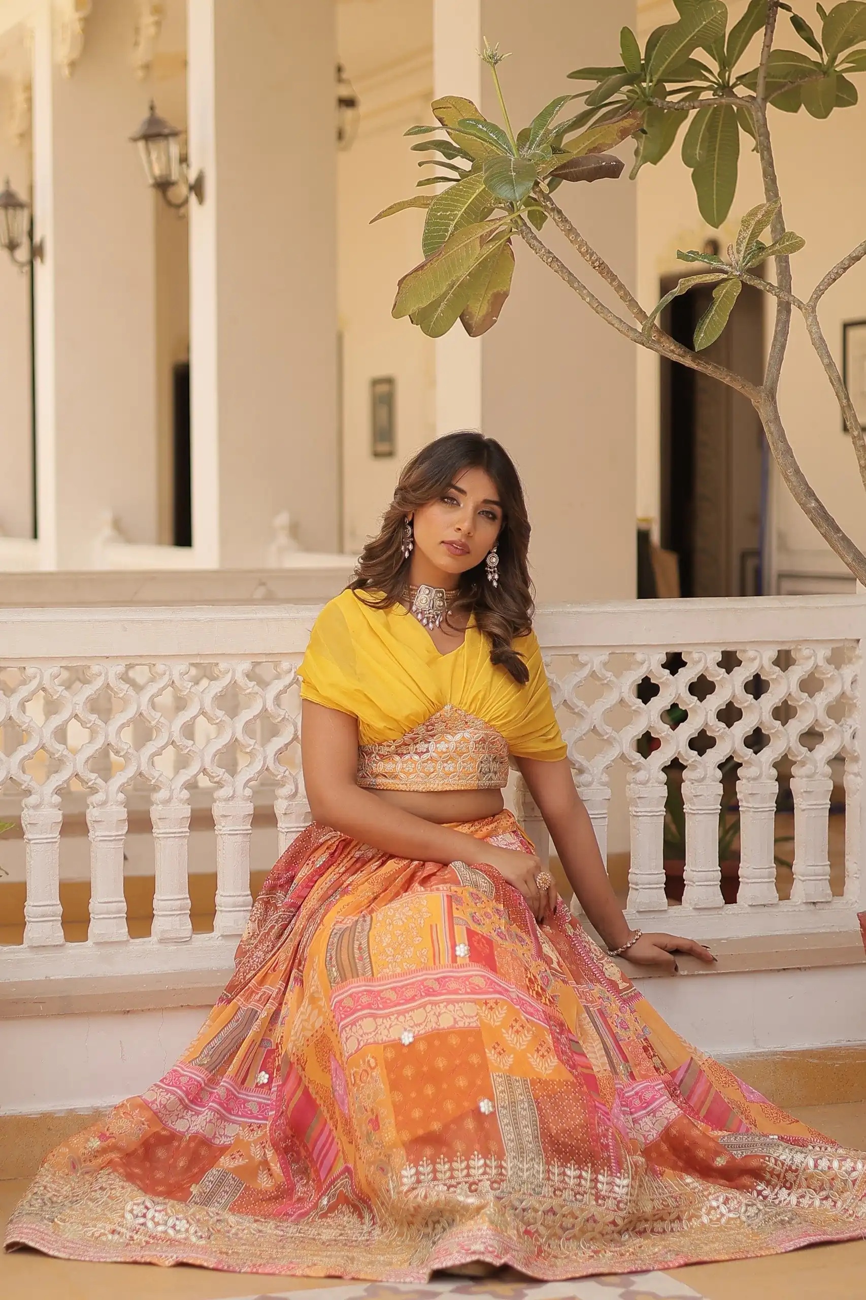 KA 5032 Yellow Lehenga Choli Perfect for Wedding, Party, Temple Visit, Anniversary, Haldi – Best Price ₹3149. Delivery 4-6 Working Days. Shop now. | Lehenga, Bollywood Lehenga, Creative Lehenga, Designer Lehenga, Embroidered Lehenga, Party Wear Lehenga