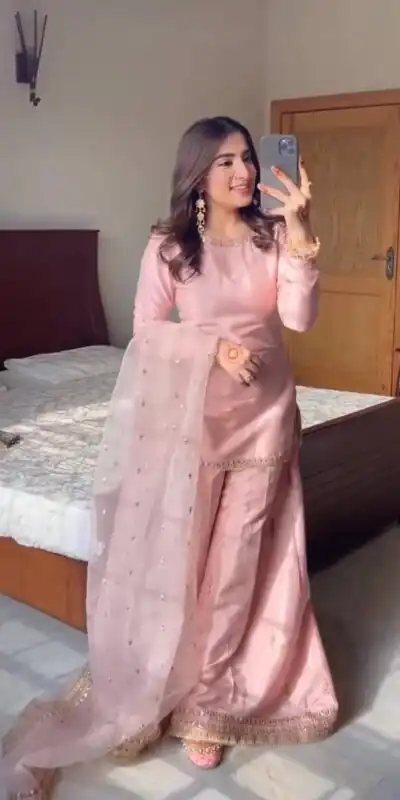 ST 199 Pink Dull Satin Salwar Suit Perfect for Wedding, Party, Reception, Raksha Bandhan, Eid β . Best Price βΉ1999. Delivery 4-6 Working Days. Shop now | Jump Suits, Salwar suit, Casual Suits, Creative suits, Designer Suits, Palazzo Suits, Party Wear Suits, Patiala Suits, Straight Suits