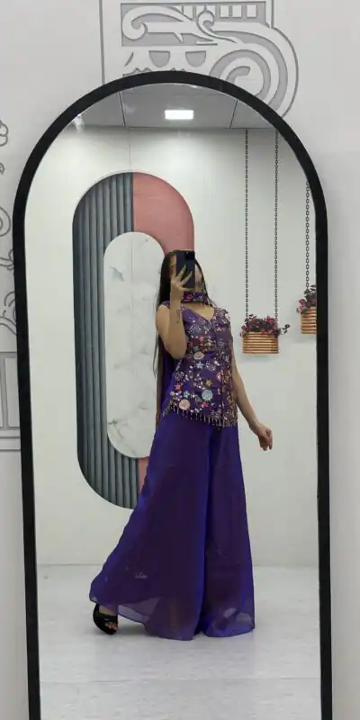 PC 551 Purple Tissue Simmer Salwar Suit with Embroidery Work. Affordable Price ₹2549. Delivery 4-6 Working Days. Shop now. | Jump Suits, Salwar suit, Casual Suits, Creative suits, Designer Suits, Palazzo Suits, Party Wear Suits, Patiala Suits, Straight Suits